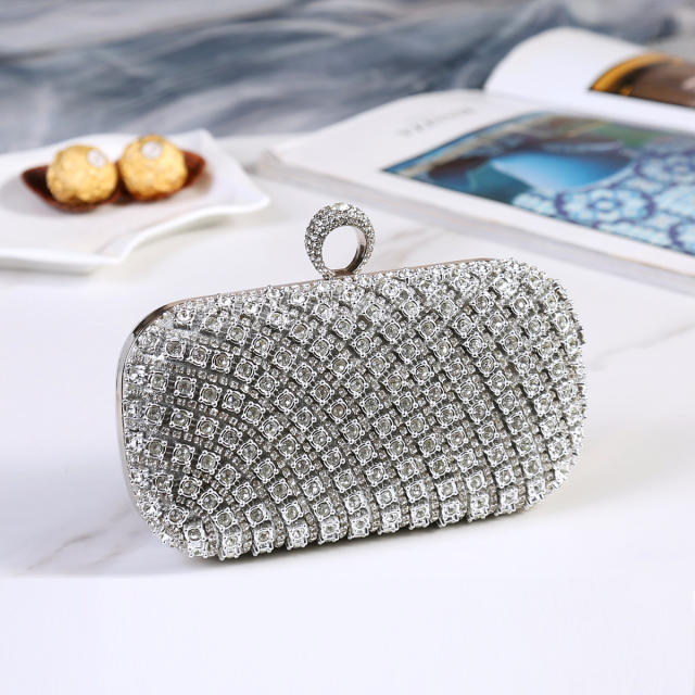 Luxury diamond evening bag women clutch