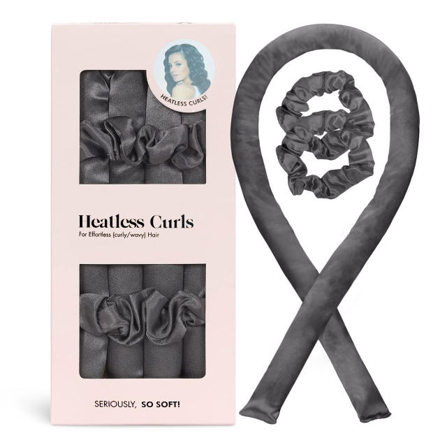 Hot sale tie dry pattern heatless curl headband set