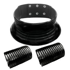 Africa trend hot sale wide choker bangle bracelet set