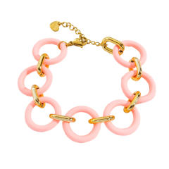 INS Y2K colorful acrylic chain bracelet for women