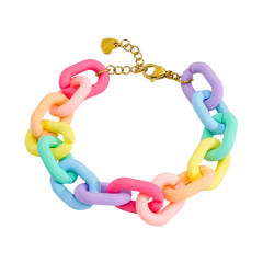 INS Y2K colorful acrylic chain bracelet