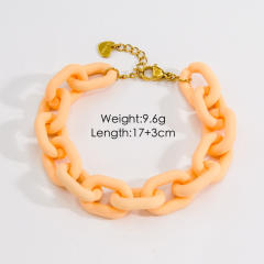 INS Y2K colorful acrylic chain bracelet