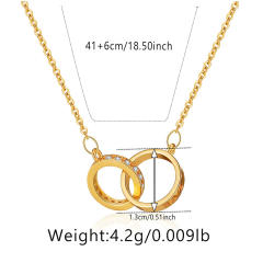 Baroque pearl diamond heart angel wing pendant gold plated copper necklace
