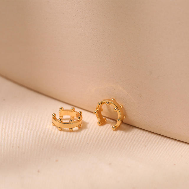 INS design easy match 18K gold plated copper ear cuff