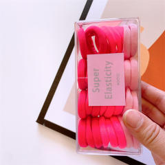 32pcs candy color rubber band hair ties set for kids