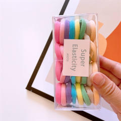32pcs candy color rubber band hair ties set for kids