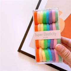 32pcs candy color rubber band hair ties set for kids