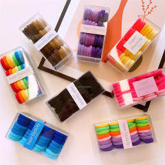 32pcs candy color rubber band hair ties set for kids