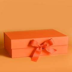 Classic solid color foldable gift box packing bag