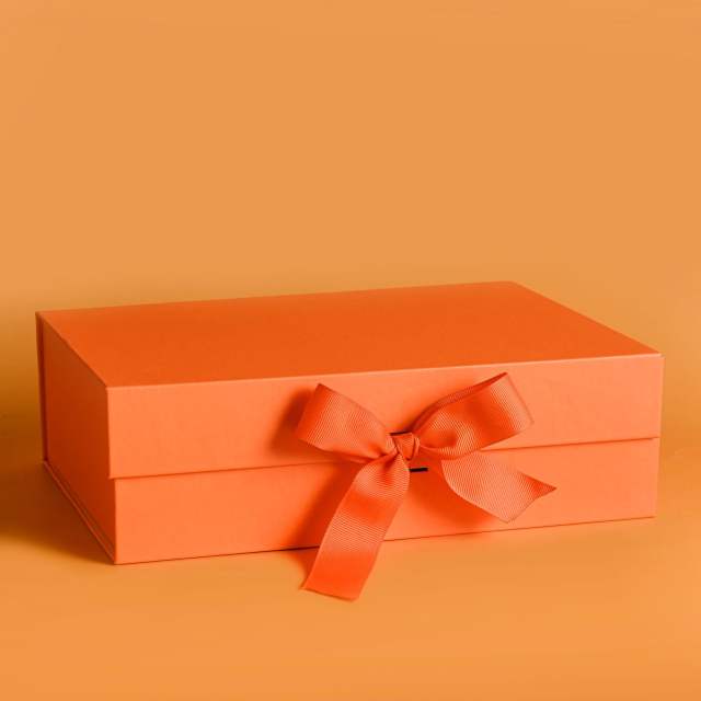 Classic solid color foldable gift box packing bag