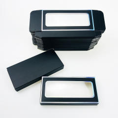 Colorful eyelashes foldable packing box