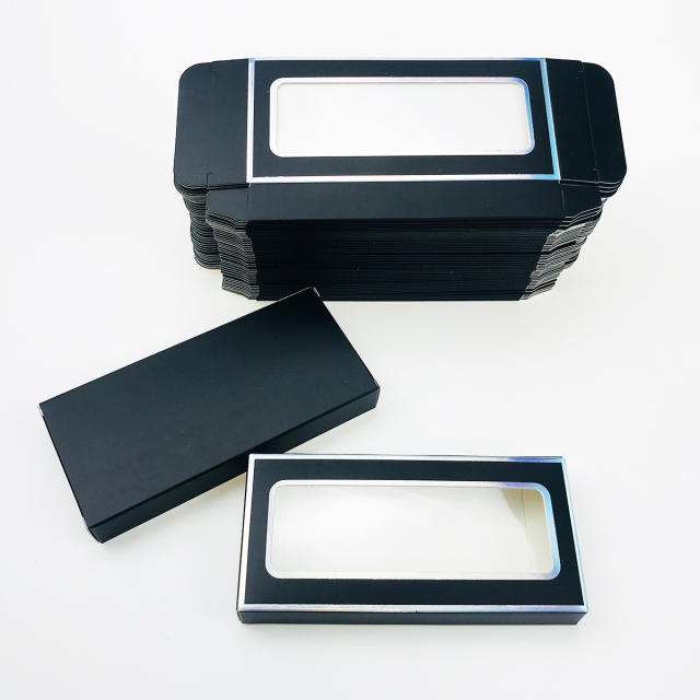 Colorful eyelashes foldable packing box