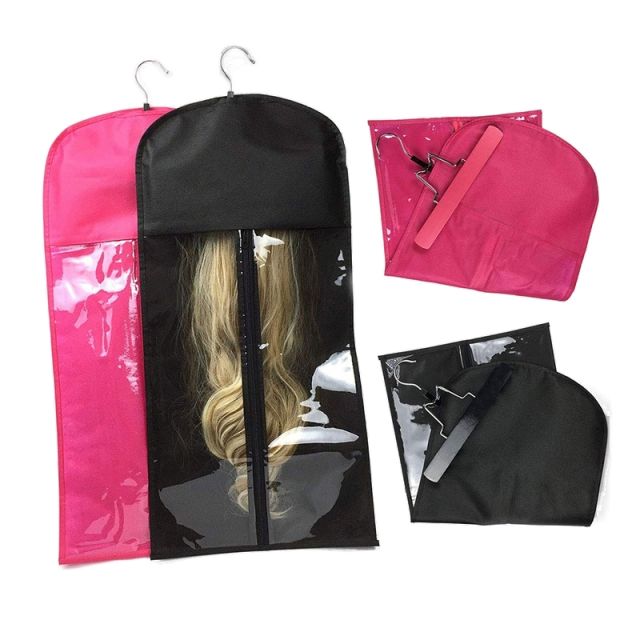 PVC hair piece dust bag