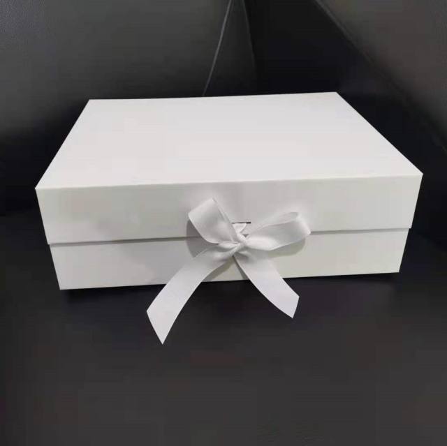 Classic solid color foldable gift box packing bag