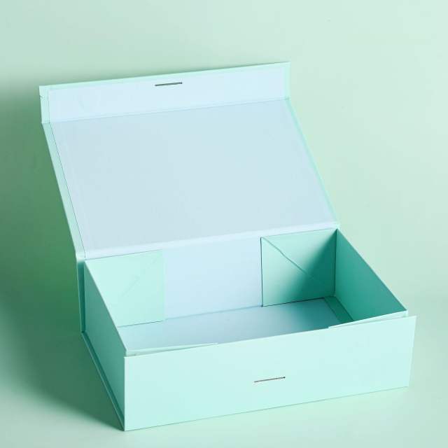Classic solid color foldable gift box packing bag