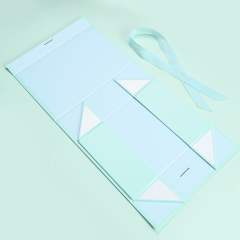 Classic solid color foldable gift box packing bag