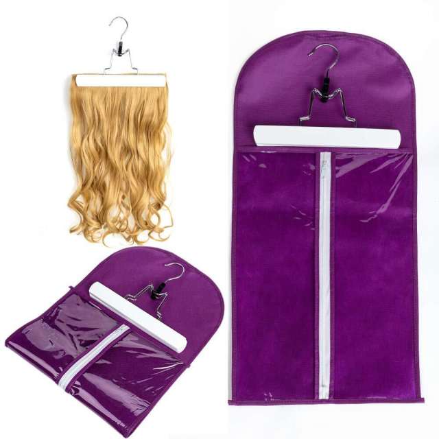 PVC hair piece dust bag