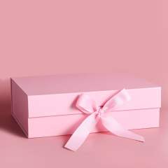 Classic solid color foldable gift box packing bag