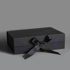Classic solid color foldable gift box packing bag