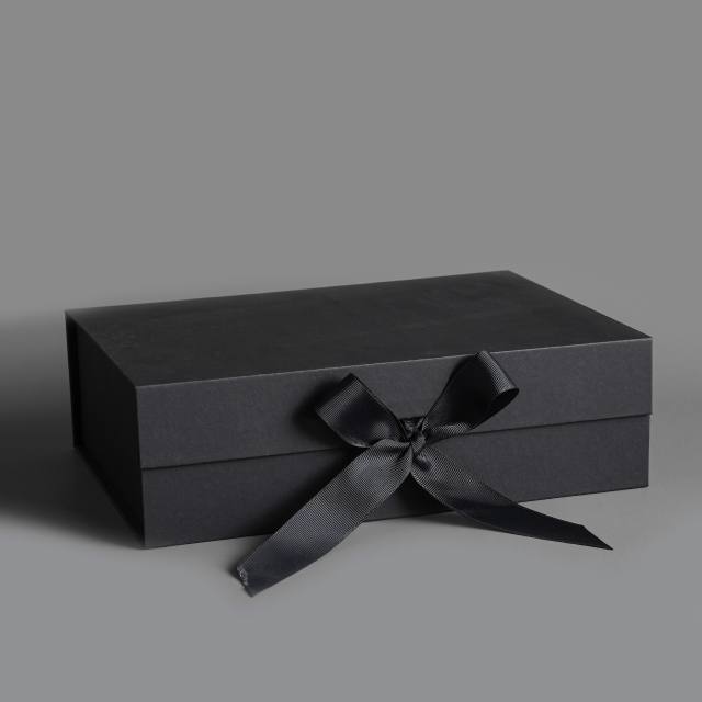 Classic solid color foldable gift box packing bag