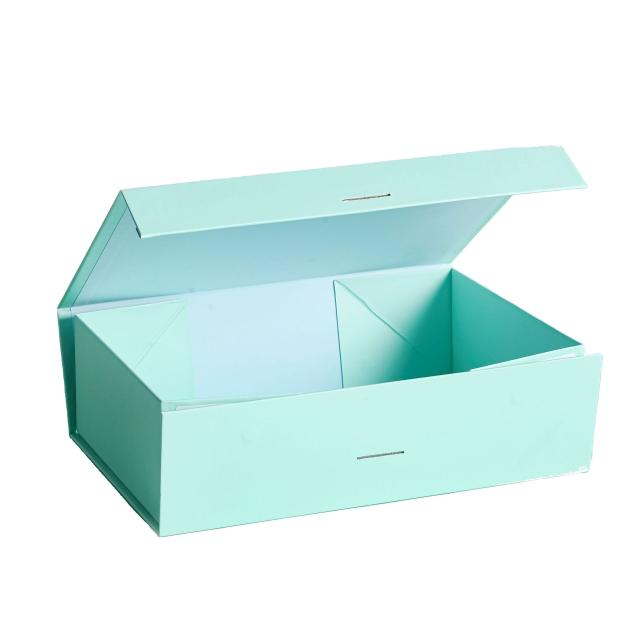 Classic solid color foldable gift box packing bag