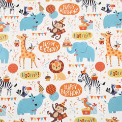 Cute cartoon pattern wrapping paper