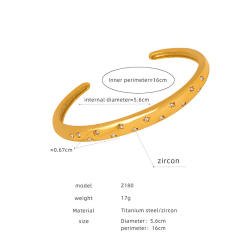 Easy match stainless steel bangle for women bamboo bangle
