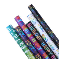 Happy birthday wrapping paper