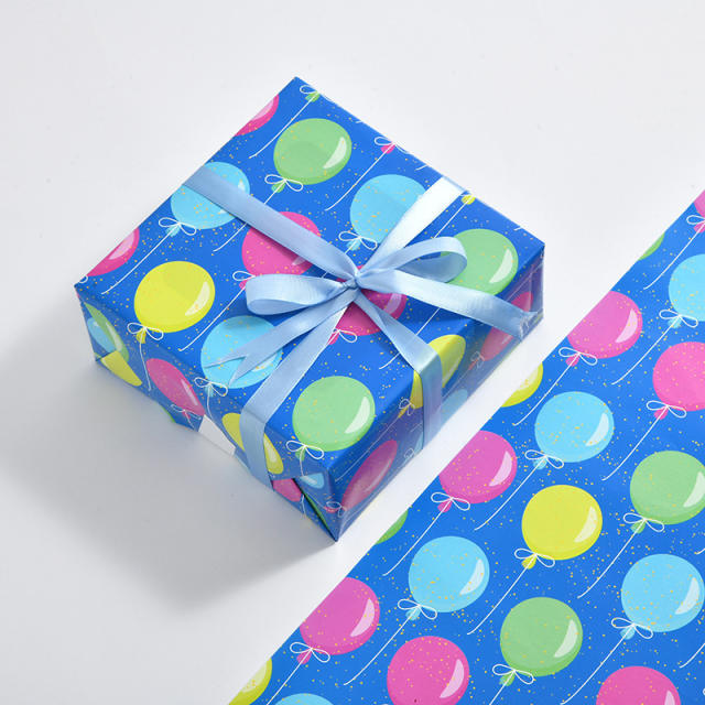 Cute cartoon pattern wrapping paper