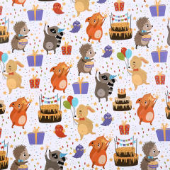 Cute cartoon pattern wrapping paper