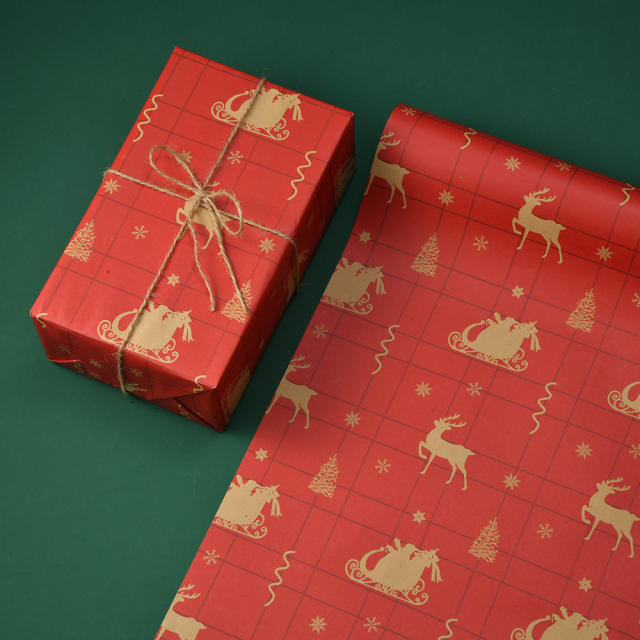 Christmas gift wrapping paper