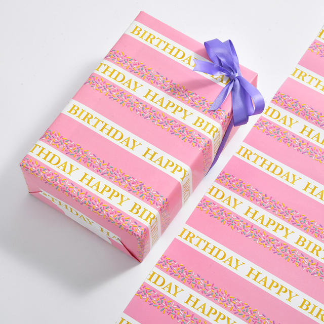 Cute cartoon pattern wrapping paper