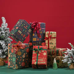 New design christmas gift wrapping paper