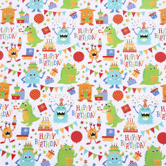 Cute cartoon pattern wrapping paper