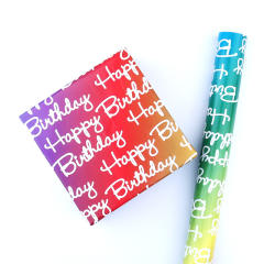 Happy birthday wrapping paper