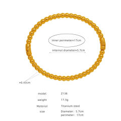 Easy match stainless steel bangle for women bamboo bangle