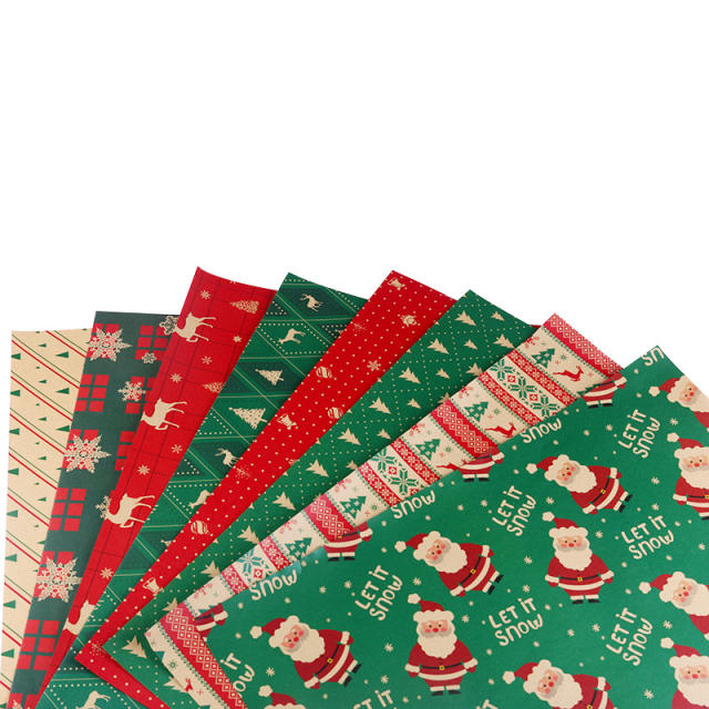Christmas gift wrapping paper
