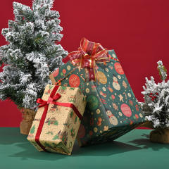 New design christmas gift wrapping paper