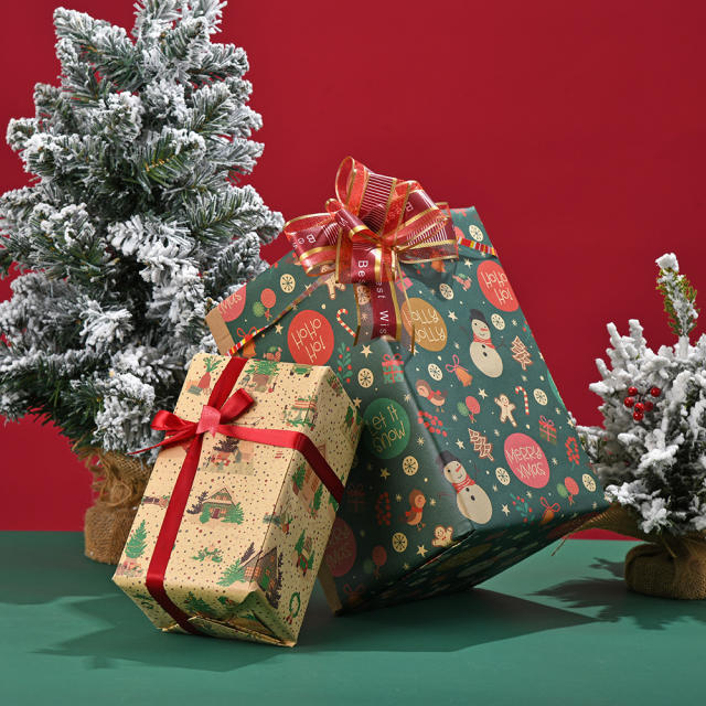 New design christmas gift wrapping paper
