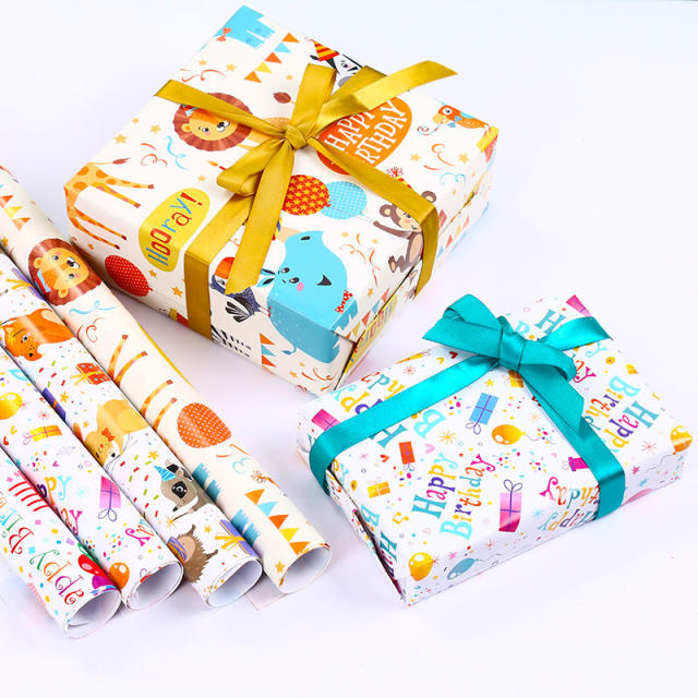 Cute cartoon pattern wrapping paper