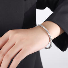 Easy match stainless steel bangle for women bamboo bangle
