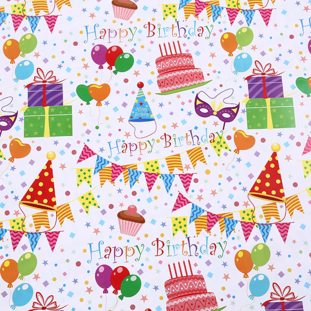 Cute cartoon pattern wrapping paper