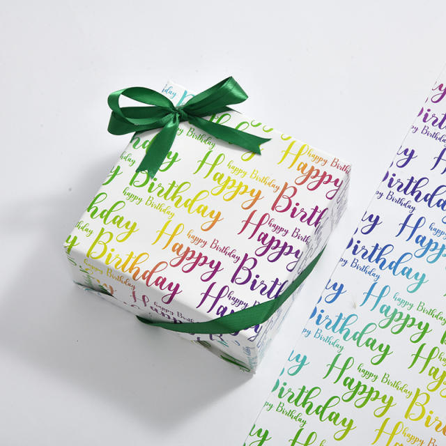 Cute cartoon pattern wrapping paper