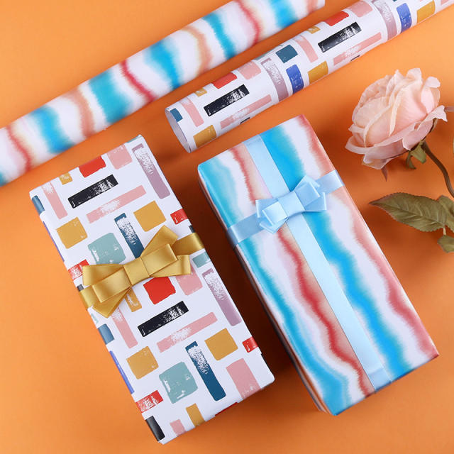 Cute pattern gift wrap paper