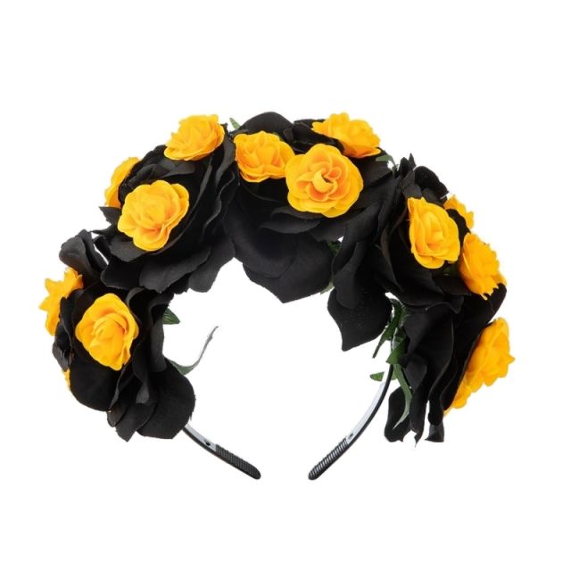 COS halloween day of death decoration flower headband