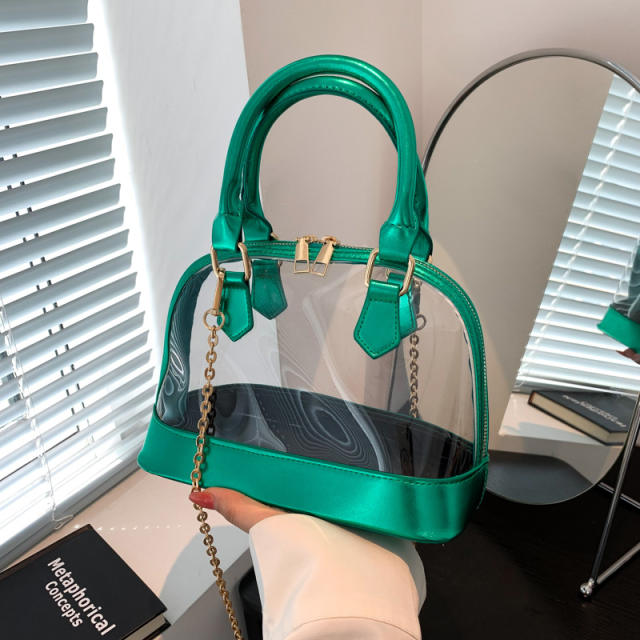 Summer classic PVC shell bag handbag clear bag