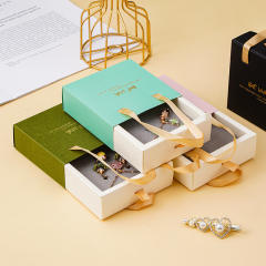 Popular hot sale foldable jewelry box with handle