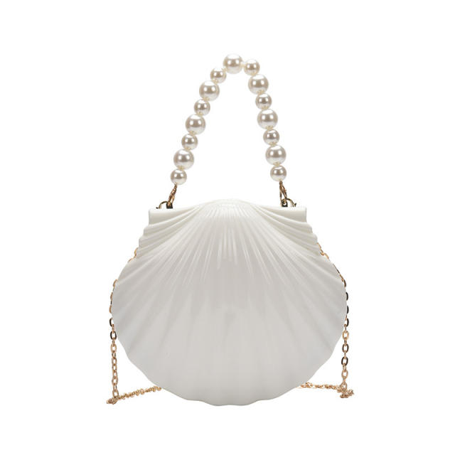 Personality colorful shell design women handbag