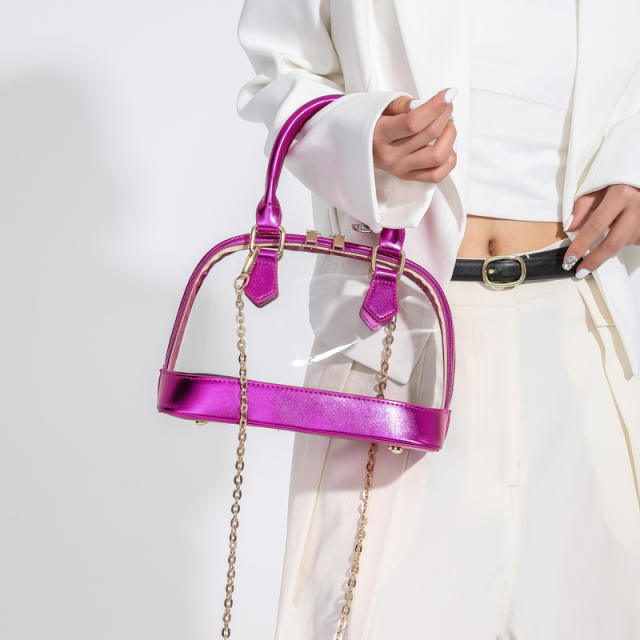 Summer classic PVC shell bag handbag clear bag