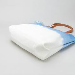 Summer embroidery letter canvas large storage women tote bag beach bag
